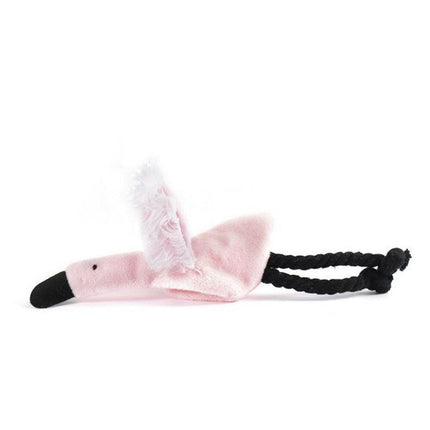 Cat&Rina Plush Flamingo - plush toy for cats, flamingo with catnip filling.