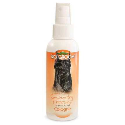 Bio - Groom Country Freesia Cologne - perfumed water with a freesia scent for dogs and cats.