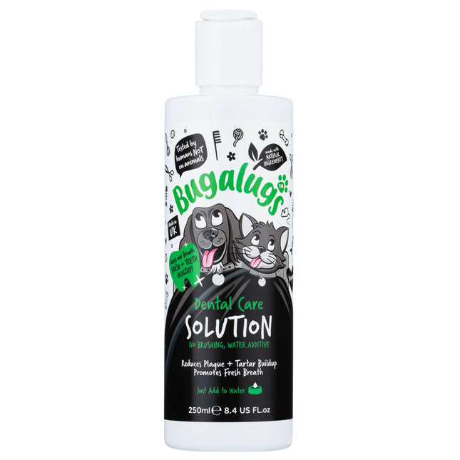 Bugalugs Dental Care Solution - oral hygiene liquid for dogs and cats, water additive.