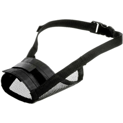 Flamingo Teddie Dog Muzzle - mesh muzzle for dogs, adjustable.