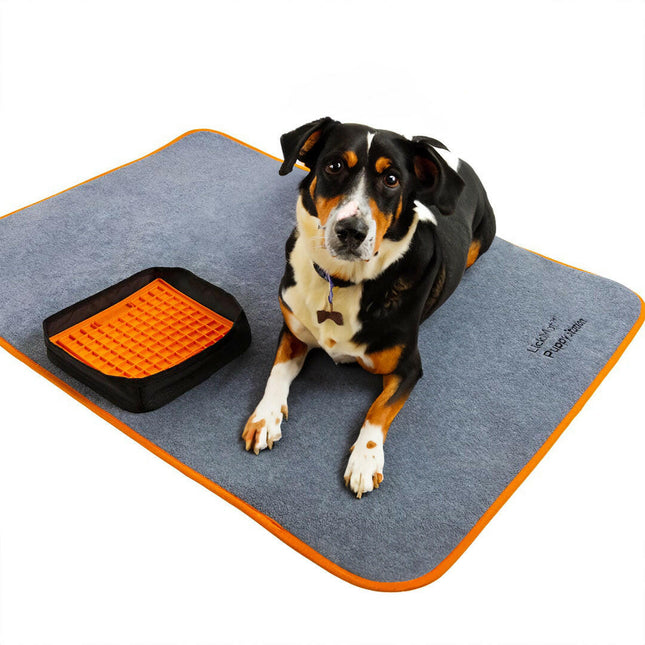 LickiMat Puppy Station - dog training mat with fabric frame for LickiMat.