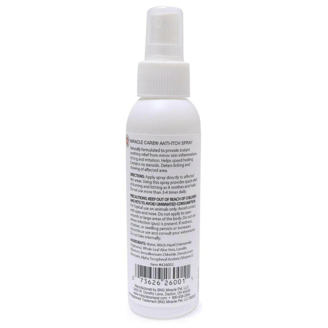 Miracle Care Anti Itch Spray - spray for itching skin in dogs and cats.