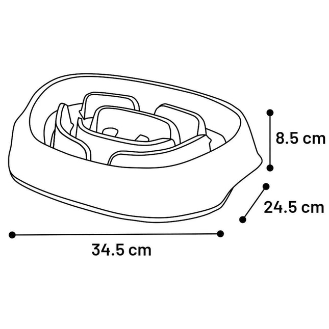 Flamingo EXQI Slow Feeder - slow feeding bowl for dogs.