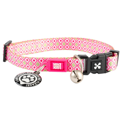 Max&Molly GOTCHA! Smart ID Cat Collar Retro - colorful collar for cats with a smart Tag pendant.
