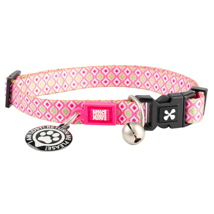 Max&Molly GOTCHA! Smart ID Cat Collar Retro - colorful collar for cats with a smart Tag pendant.