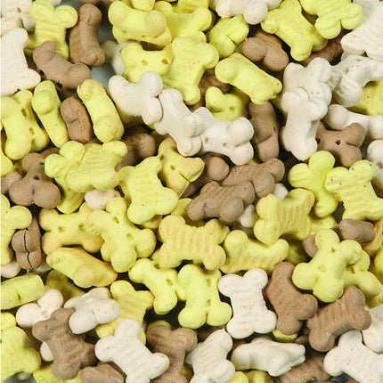 Flamingo Crunch Biscuits Pup Treats - puppy treats, vanilla cookies.