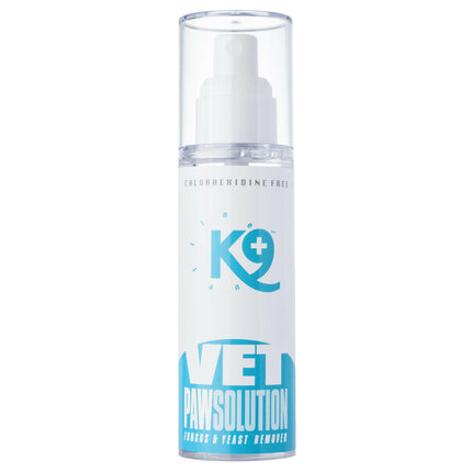 K9 Vet Paw Solution - antibacterial and antifungal preparation for paws, nose, and skin folds.