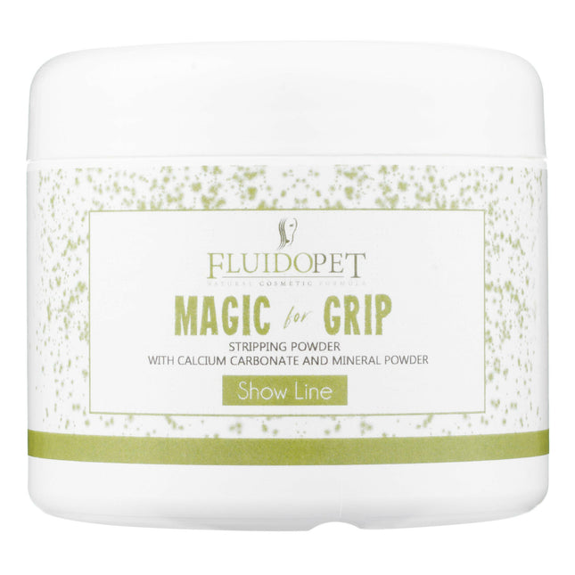 FluidoPet Magic for Grip Stripping Powder - nourishing powder for dog coat trimming.