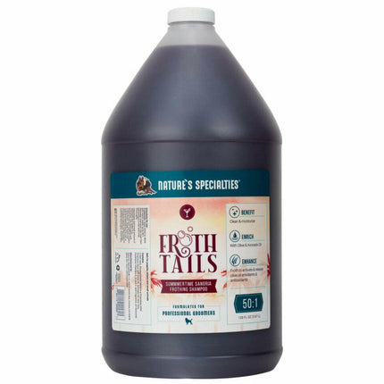 Nature's Specialties Froth Tails Summertime Shampoo - moisturizing shampoo for dogs and cats, with a tropical scent, concentrate 1:50.