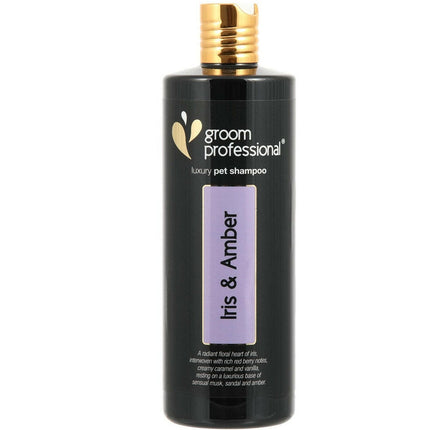 Groom Professional Iris & Luxury Shampoo - luxurious shine shampoo with notes of iris and amber, concentrate 1:20.