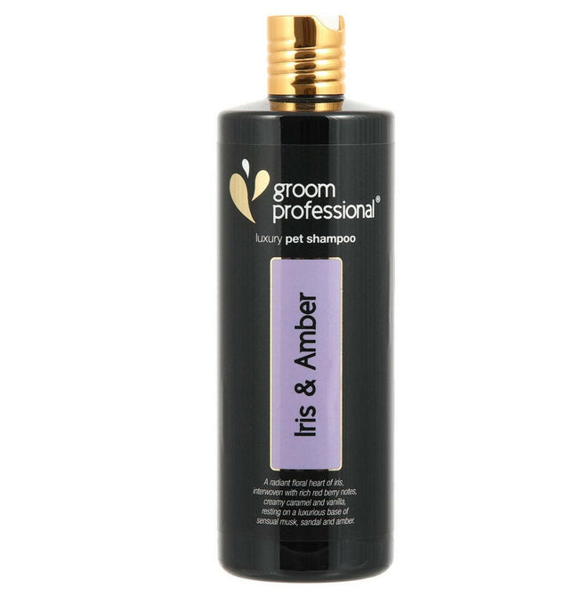 Groom Professional Iris & Luxury Shampoo - luxurious shine shampoo with notes of iris and amber, concentrate 1:20.
