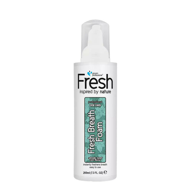 Groom Professional Fresh Breath Foam - oral hygiene product for dogs, refreshes breath.