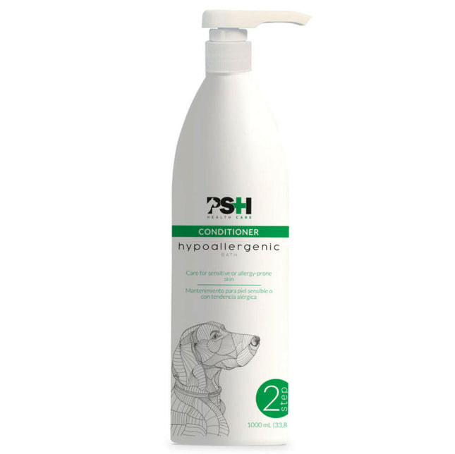 PSH Hypoallergenic Rithual Conditioner - dermatological conditioner for sensitive dog skin.