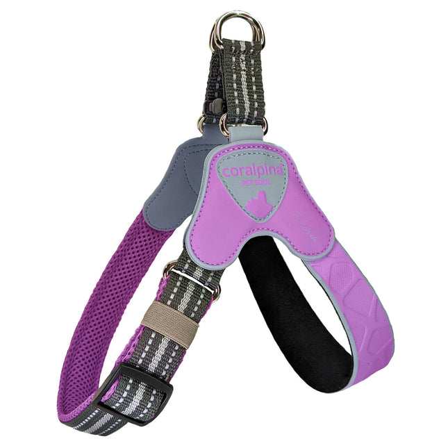 Coralpina Faloria Adjustable Harness Lilac - adjustable harness for small and medium dogs, purple.