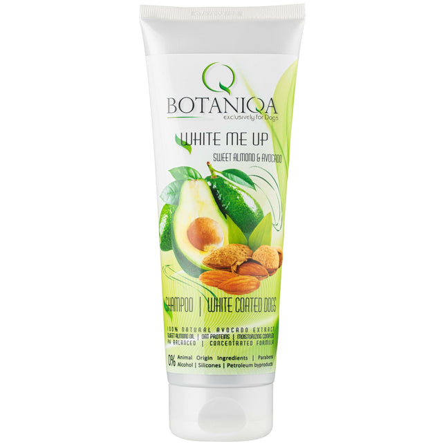 Botaniqa Me Up Sweet Almond & Avocado Shampoo - shampoo for light-colored dogs.