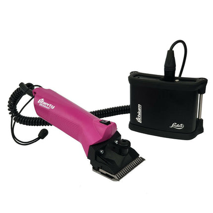 Lister Liberty Lithium Pink - professional cordless clipper for horse grooming, pink.