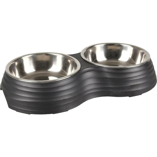 Flamingo Aschau Double Bowl - double bowl for dogs and cats.