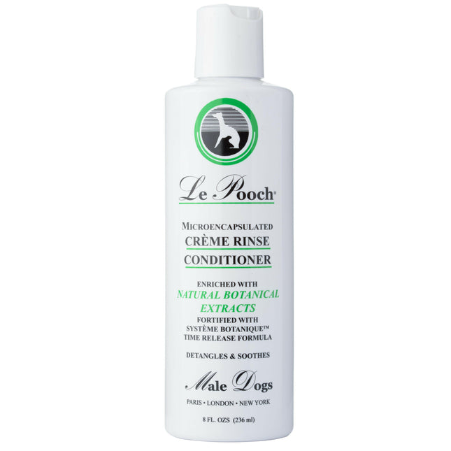 Les Poochs Le Creme Rinse Conditioner (Men's) - luxurious, gentle conditioner for long-haired dog breeds, concentrate 1:4.