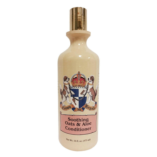 Crown Royale Soothing Oats & Aloe Conditioner - Soothing and Moisturizing Dog Shampoo, Concentrate 1:20.
