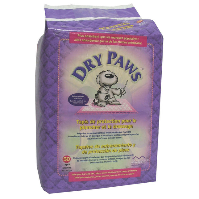 MidWest Dry Paws - absorbent pads for pets - 50 pcs.