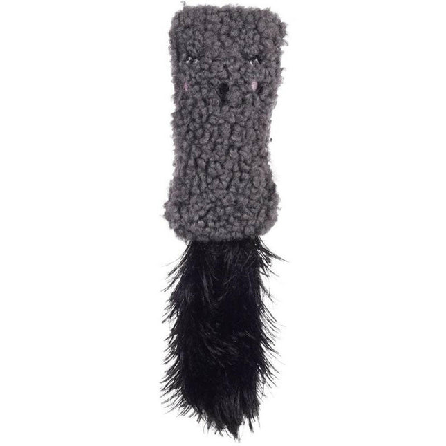 Flamingo Cat Suava Cushion - small digger for cats, crinkly, with a tail and catnip.