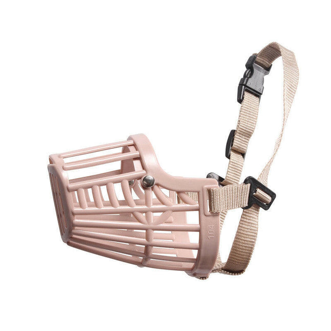 Dog Muzzle - adjustable muzzle for dogs made of durable plastic.