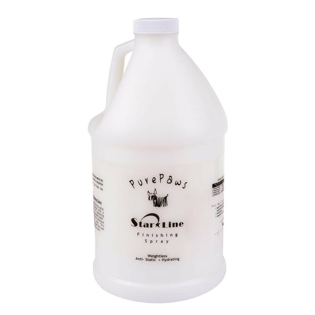 Pure Paws Star Line Finishing Show - lightweight finishing spray, moisturizes and eliminates static - Capacity: 1.9L.