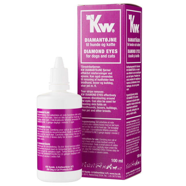 KW Diamond Eye - tear stain remover for dogs and cats.