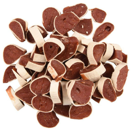 Flamingo Hapki Duck Fish Sushi Rolls - soft training treats for dogs, with duck and mint.