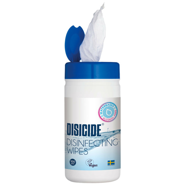 Disicide Disinfecting Wipes 100 pcs - paper wipes for quick surface disinfection, alcohol-free.