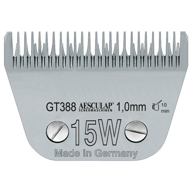 Aesculap Snap-On - wide stainless steel blade, cutting length.