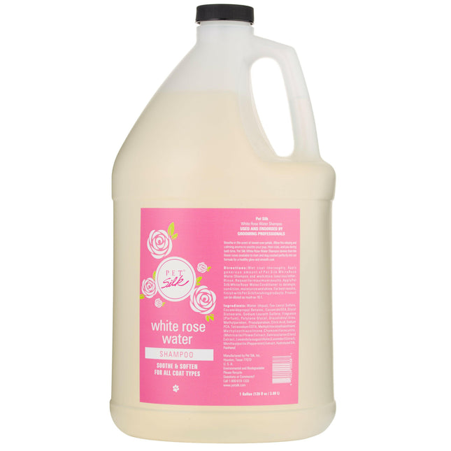 Pet Silk White Rose Shampoo - rose shampoo for dogs, with silk, concentrate 1:16.
