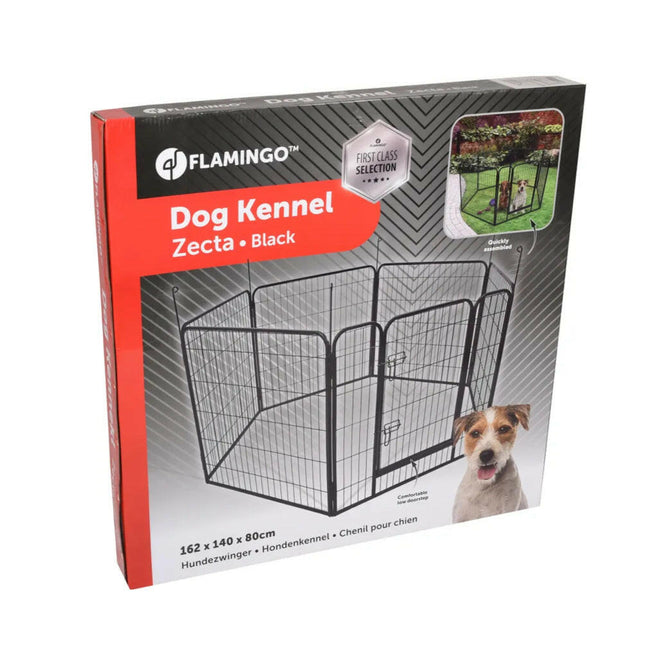 Flamingo Zecta Kennel - dog and puppy pen with a stable frame, 6 panels.