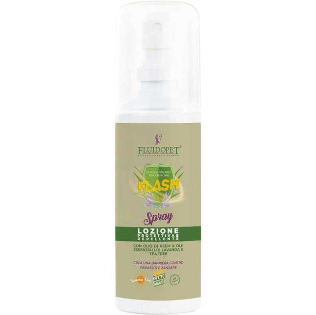 FluidoPet Flash Spray - insect repellent for dogs and cats.