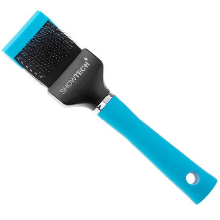 Show Tech Flex Groom Professional Slicker Firm - double-sided and flexible poodle brush, firm - Small.