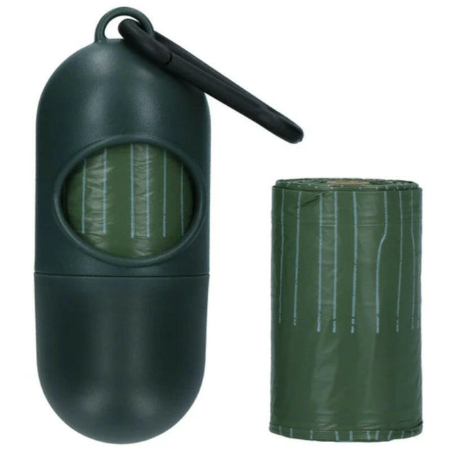 Holland Poop Bag Dispenser - Dog Waste Bag Holder + Biodegradable Lavender Bags, 15 pcs.