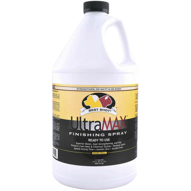 Best Shot UltraMax Pro Finishing Spray - nourishing formula with detangling, shining, and moisturizing properties for fur - 4.1L.