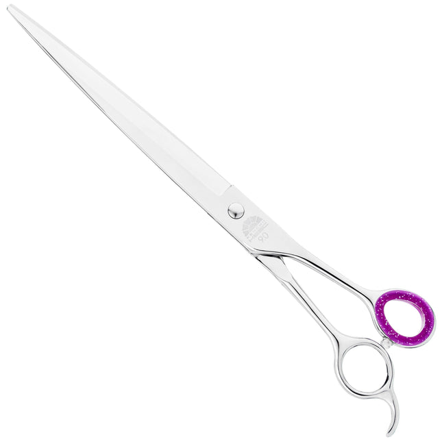 Kenchii Scorpion Straight Scissors - professional grooming scissors with an ergonomic handle, straight.