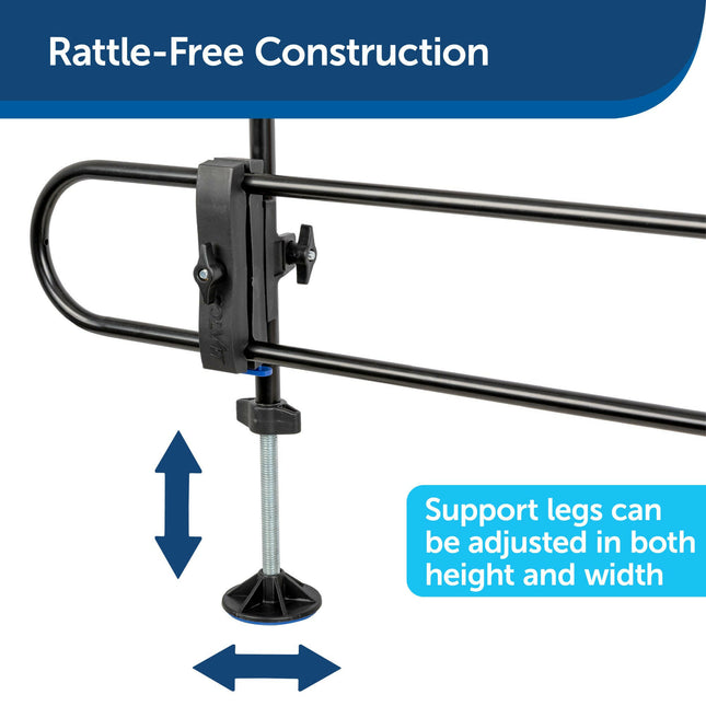 PetSafe Happy Ride Metal Dog Barrier - adjustable car barrier for dogs.