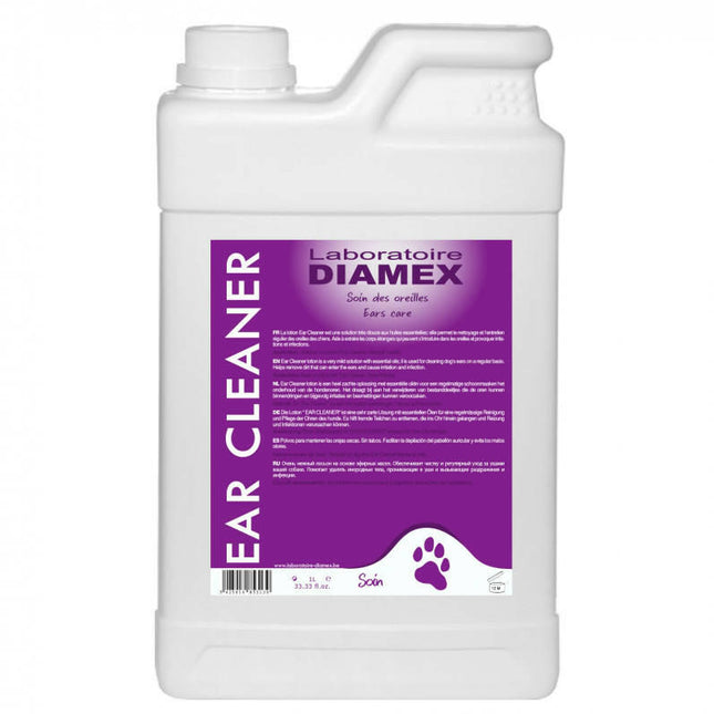 Diamex Ear Cleaner - gentle liquid with essential oils for ear washing.