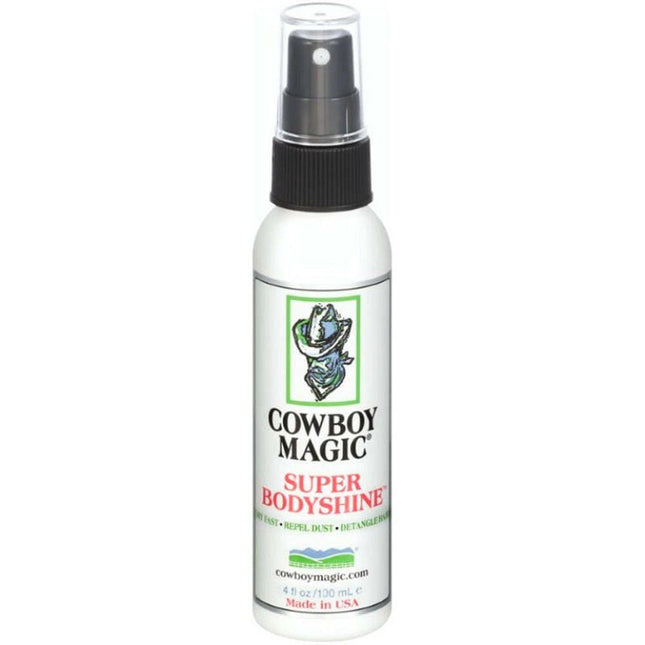 Cowboy Magic Super Bodyshine - highly shining coat conditioner for dogs and horses, repels dust.