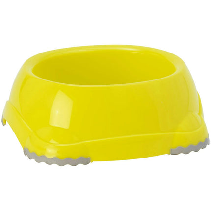 Flamingo Leno Hawaii Bowl - plastic bowl with non-slip feet, for large dogs - lime green.