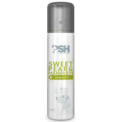 PSH Daily Beauty Sweet Pear & Mandarin Eau de Toilette - fragrance water for dogs, sweet pear and mandarin.