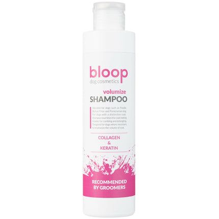 Bloop Volumize Shampoo - nourishing shampoo for dogs that increases coat volume with keratin and collagen, concentrate 1:10.