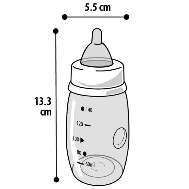 Flamingo Akela Feeding Set - bottle for feeding kittens and puppies, with 2 nipples and a brush.