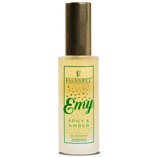 FluidoPet Natural Perfume Emy - pet perfume with an amber and spice scent.