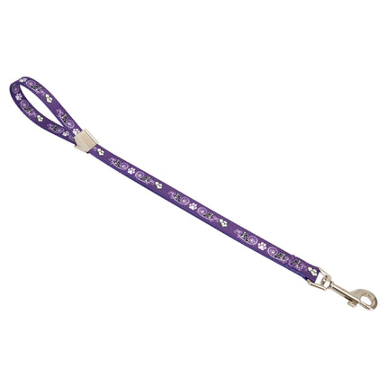 Show Tech Grooming Noose Pawprint - grooming leash with dog paws and bones.