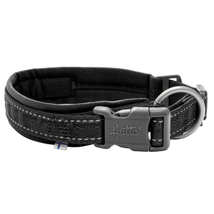 Hurtta Casual Collar Eco Raven - dog collar made from recycled materials - 30 - 40.