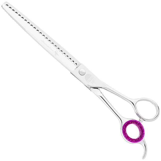 Kenchii Scorpion Blender - grooming thinning shears, single-sided, 24 teeth.