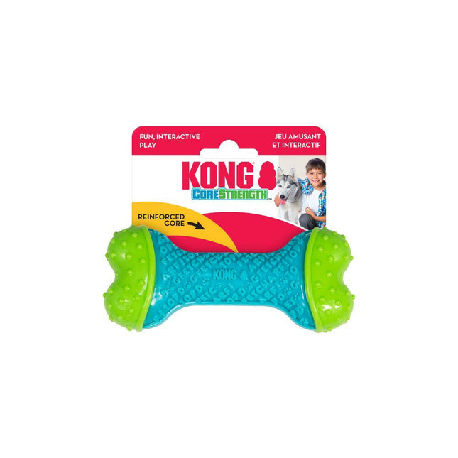 KONG CoreStrength - rubber bone for dogs, with a reinforced core.